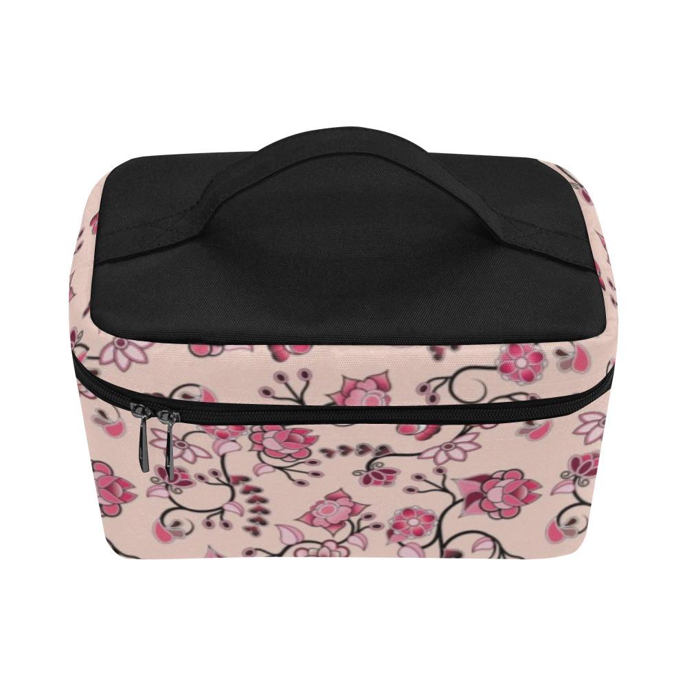 Floral Amour Cosmetic Bag/Large (Model 1658) Cosmetic Bag e-joyer