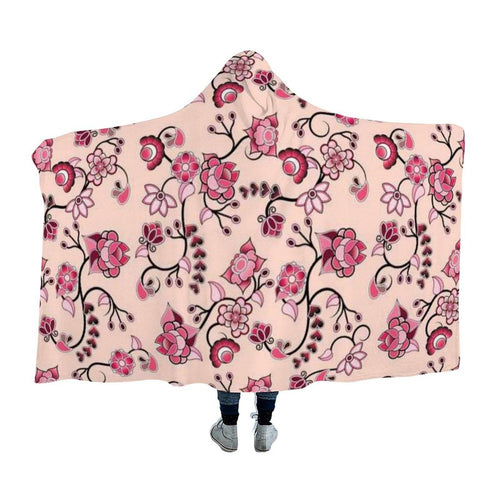 Floral Amour Hooded Blanket blanket 49 Dzine 