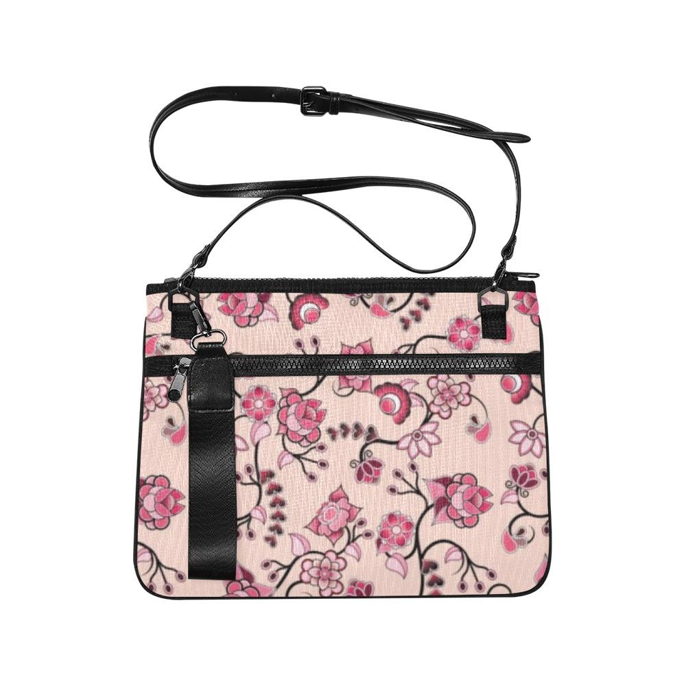 Floral Amour Slim Clutch Bag (Model 1668) Slim Clutch Bags (1668) e-joyer