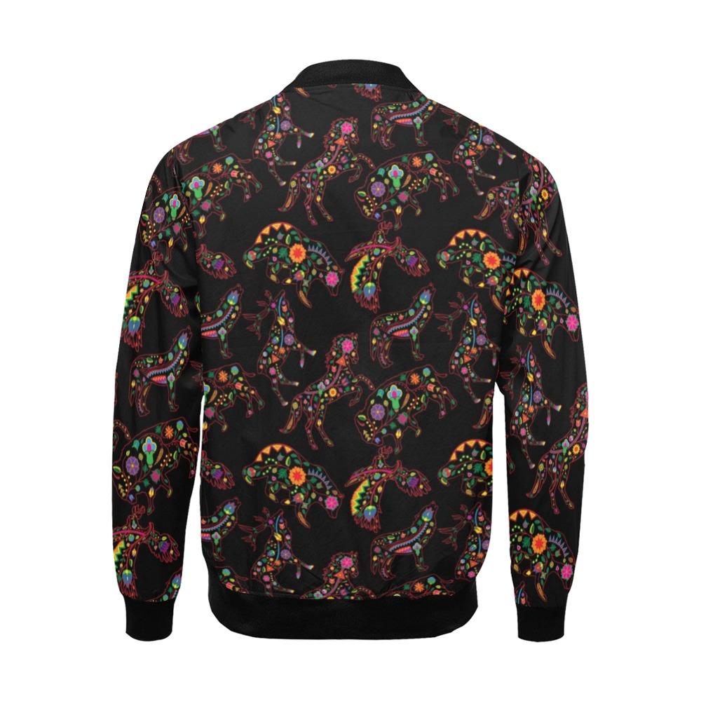 Floral Animals All Over Print Bomber Jacket for Men (Model H19) All Over Print Bomber Jacket for Men (H19) e-joyer