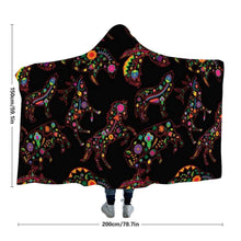 Load image into Gallery viewer, Floral Animals Hooded Blanket 49 Dzine 
