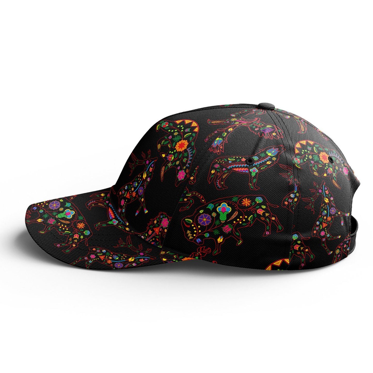 Floral Animals Snapback Hat hat Herman