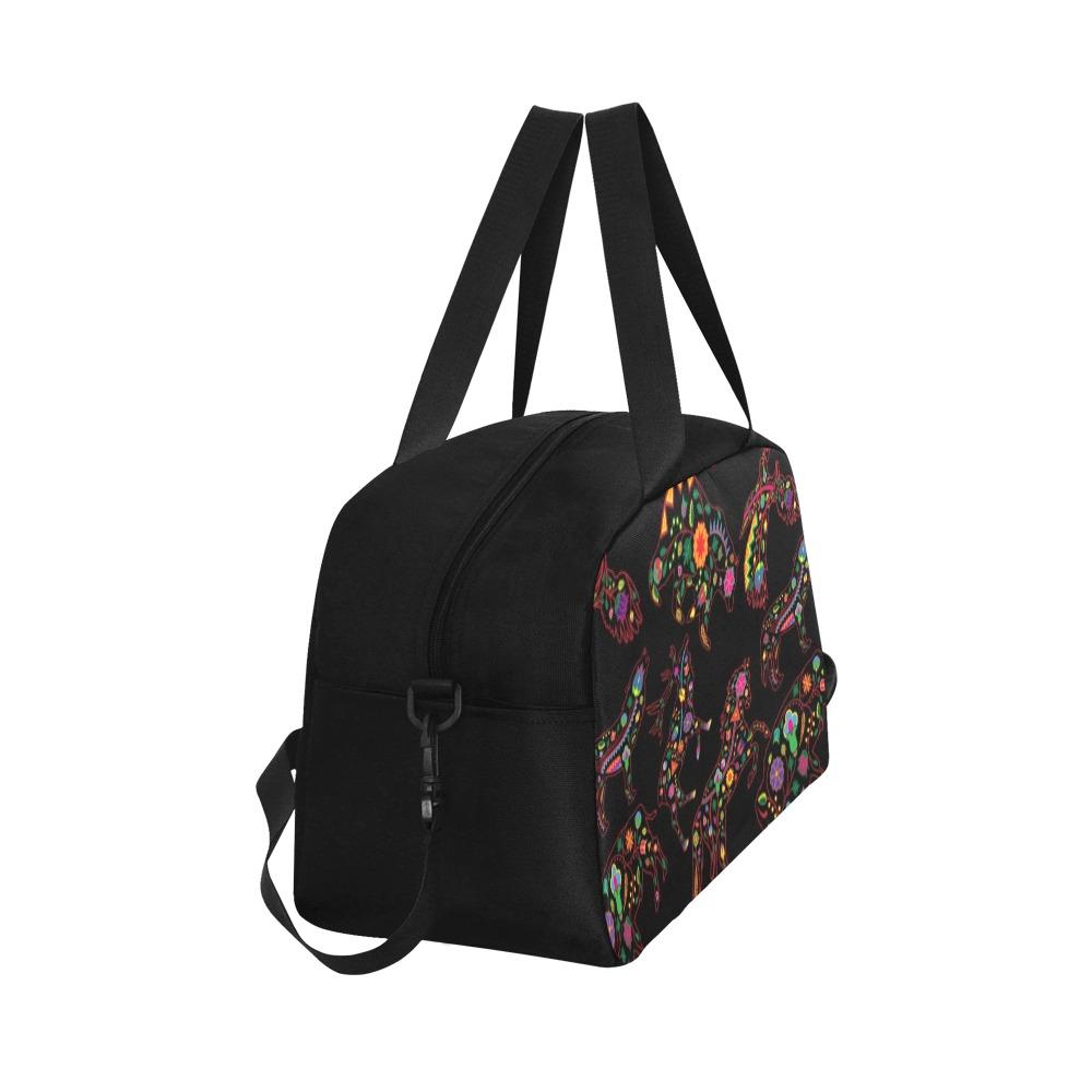 Floral Animals Weekend Travel Bag (Model 1671) bag e-joyer