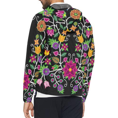 Floral Beadwork-01 All Over Print Windbreaker for Men (Model H23) All Over Print Windbreaker for Men (H23) e-joyer