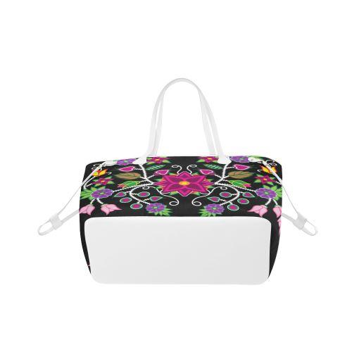 Floral Beadwork-01 Clover Canvas Tote Bag (Model 1661) Clover Canvas Tote Bag (1661) e-joyer