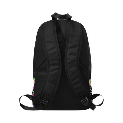 Floral Beadwork-01 Fabric Backpack for Adult (Model 1659) Casual Backpack for Adult (1659) e-joyer