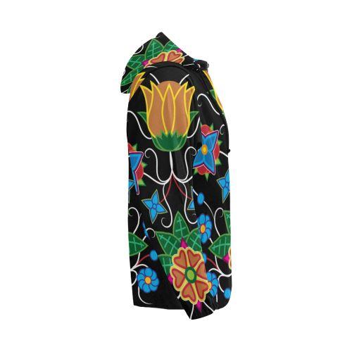 Floral Beadwork-02 All Over Print Full Zip Hoodie for Men (Model H14) All Over Print Full Zip Hoodie for Men (H14) e-joyer