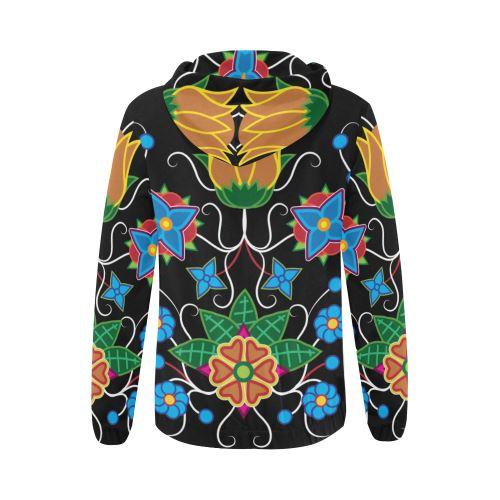 Floral Beadwork-02 All Over Print Full Zip Hoodie for Women (Model H14) All Over Print Full Zip Hoodie for Women (H14) e-joyer