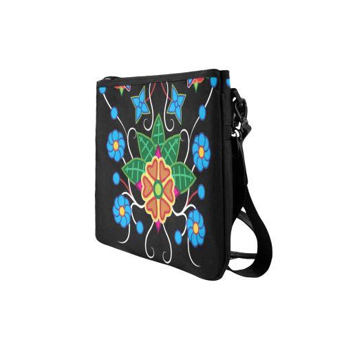 Floral Beadwork-02 Slim Clutch Bag (Model 1668) Slim Clutch Bags (1668) e-joyer