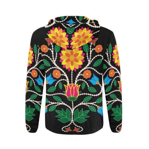 Floral Beadwork-03 All Over Print Full Zip Hoodie for Men (Model H14) All Over Print Full Zip Hoodie for Men (H14) e-joyer
