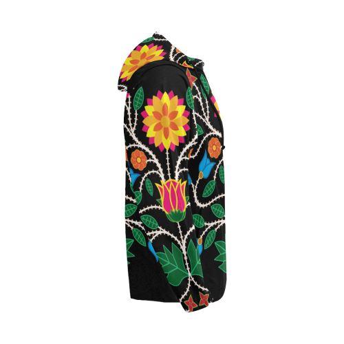 Floral Beadwork-03 All Over Print Full Zip Hoodie for Men (Model H14) All Over Print Full Zip Hoodie for Men (H14) e-joyer