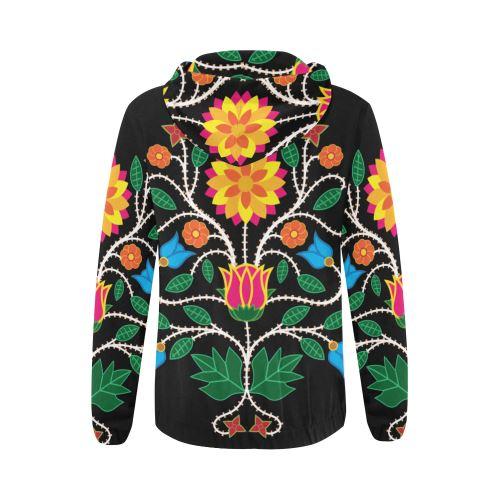 Floral Beadwork-03 All Over Print Full Zip Hoodie for Women (Model H14) All Over Print Full Zip Hoodie for Women (H14) e-joyer