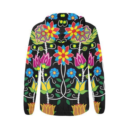 Floral Beadwork-04 All Over Print Full Zip Hoodie for Women (Model H14) All Over Print Full Zip Hoodie for Women (H14) e-joyer