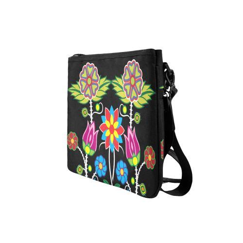 Floral Beadwork-04 Slim Clutch Bag (Model 1668) Slim Clutch Bags (1668) e-joyer