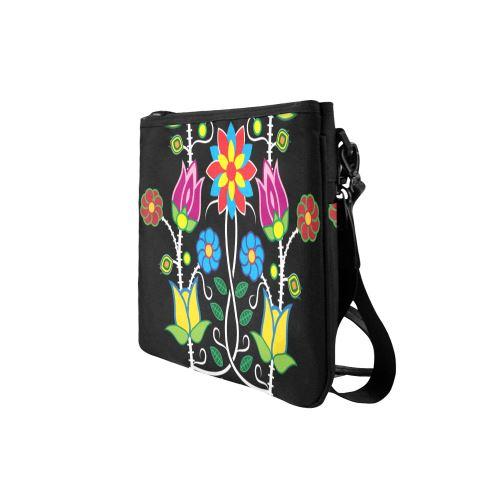 Floral Beadwork-04 Slim Clutch Bag (Model 1668) Slim Clutch Bags (1668) e-joyer