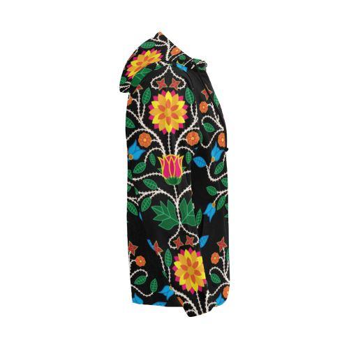 Floral Beadwork Four Clans All Over Print Full Zip Hoodie for Men (Model H14) All Over Print Full Zip Hoodie for Men (H14) e-joyer