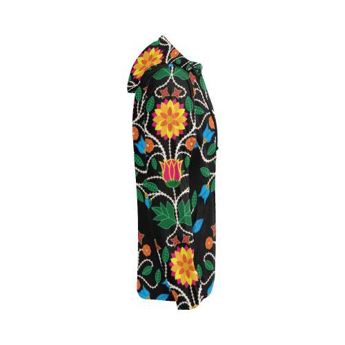 Floral Beadwork Four Clans All Over Print Full Zip Hoodie for Women (Model H14) All Over Print Full Zip Hoodie for Women (H14) e-joyer