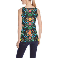 Load image into Gallery viewer, Floral Beadwork Four Clans All Over Print Tank Top for Women (Model T43) All Over Print Tank Top for Women (T43) e-joyer 
