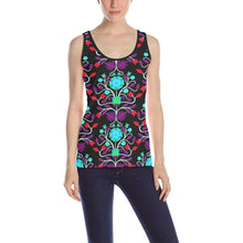 Load image into Gallery viewer, Floral Beadwork Four Clans Winter All Over Print Tank Top for Women (Model T43) All Over Print Tank Top for Women (T43) e-joyer 

