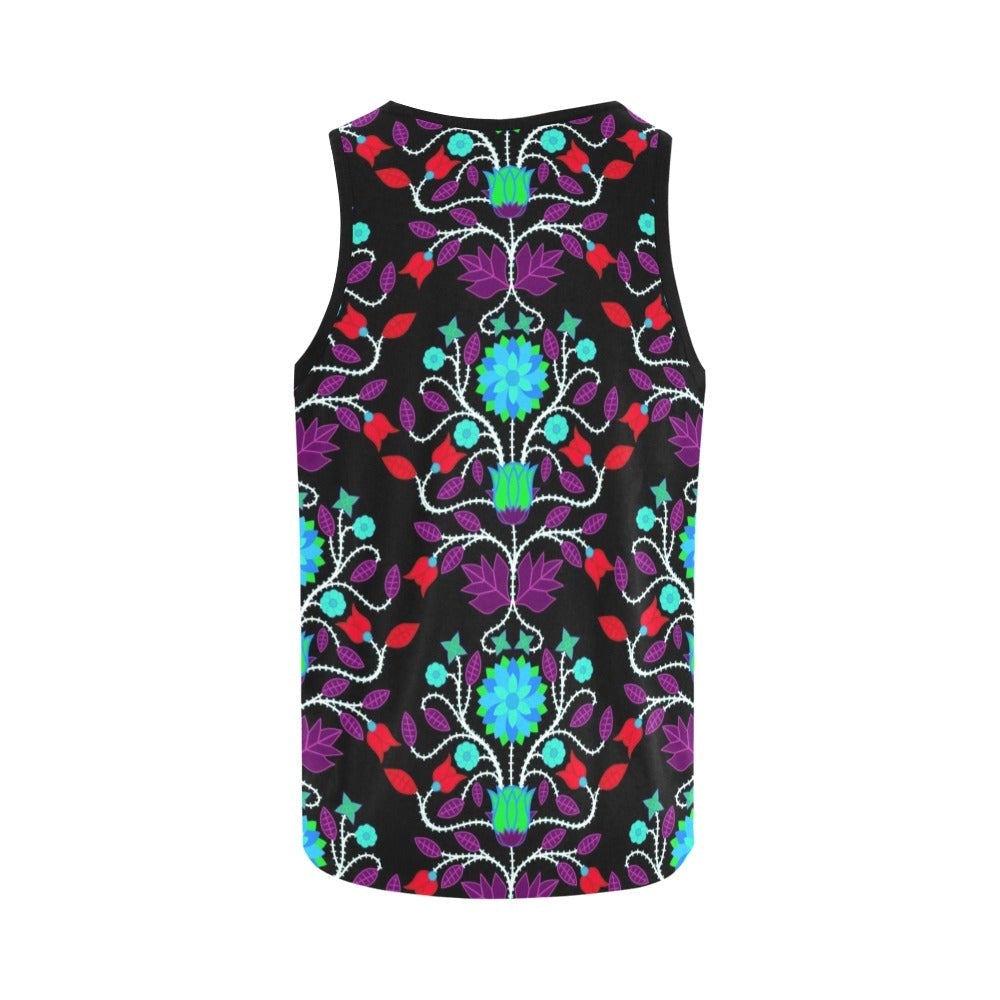 Floral Beadwork Four Clans Winter All Over Print Tank Top for Women (Model T43) All Over Print Tank Top for Women (T43) e-joyer