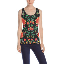 Load image into Gallery viewer, Floral Beadwork Six Bands All Over Print Tank Top for Women (Model T43) All Over Print Tank Top for Women (T43) e-joyer 
