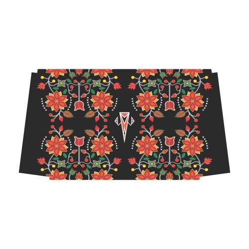 Floral Beadwork Six Bands Classic Travel Bag (Model 1643) Remake Classic Travel Bags (1643) e-joyer