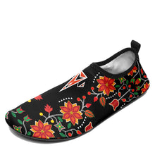 Load image into Gallery viewer, Floral Beadwork Six Bands Sockamoccs Slip On Shoes 49 Dzine 
