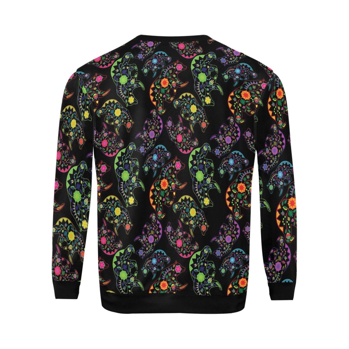 Floral Bear All Over Print Crewneck Sweatshirt for Men (Model H18) shirt e-joyer