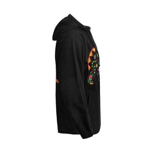 Floral Bear All Over Print Full Zip Hoodie for Men (Model H14) All Over Print Full Zip Hoodie for Men (H14) e-joyer