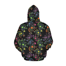 Load image into Gallery viewer, Floral Bear All Over Print Hoodie for Women (USA Size) (Model H13) All Over Print Hoodie for Women (H13) e-joyer 
