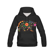 Load image into Gallery viewer, Floral Bear All Over Print Hoodie for Women (USA Size) (Model H13) All Over Print Hoodie for Women (H13) e-joyer 
