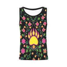 Load image into Gallery viewer, Floral Bearpaw Pink and Yellow All Over Print Tank Top for Women (Model T43) All Over Print Tank Top for Women (T43) e-joyer 
