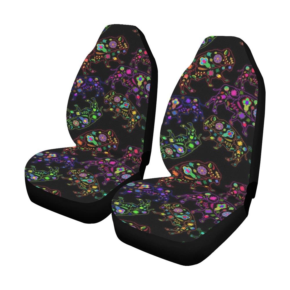 Floral Buffalo Car Seat Covers (Set of 2) Car Seat Covers e-joyer