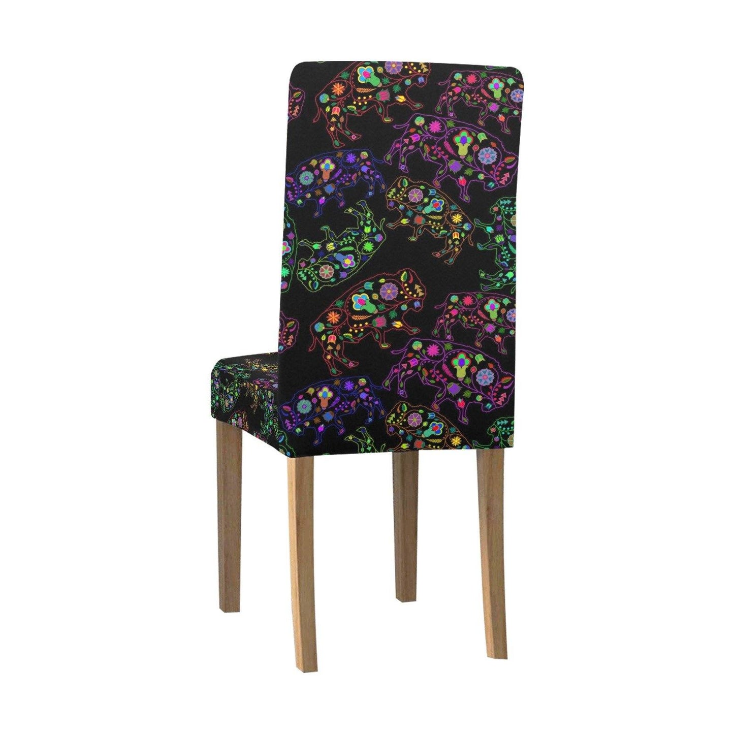 Floral Buffalo Chair Cover (Pack of 4) Chair Cover (Pack of 4) e-joyer