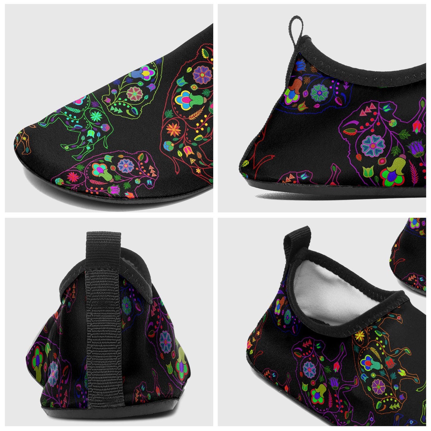 Floral Buffalo Sockamoccs Slip On Shoes Herman