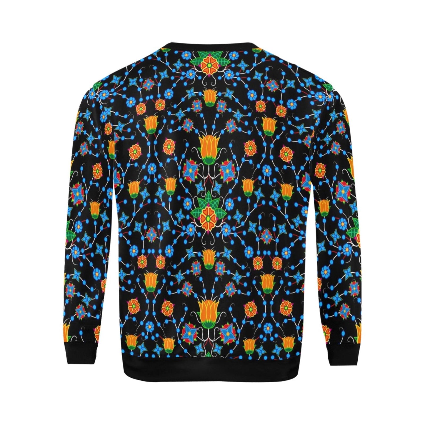 Floral Damask All Over Print Crewneck Sweatshirt for Men (Model H18) shirt e-joyer