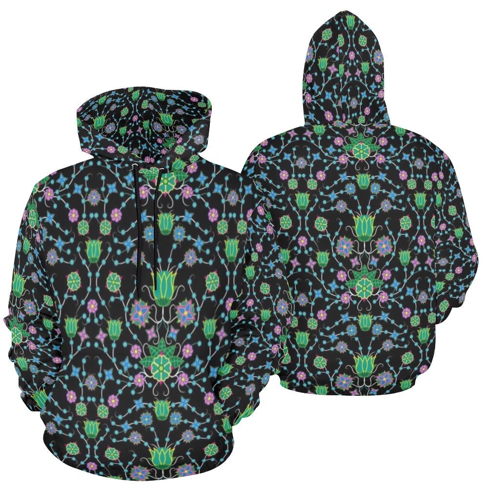 Floral Damask Garden All Over Print Hoodie for Men (USA Size) (Model H13) All Over Print Hoodie for Men (H13) e-joyer