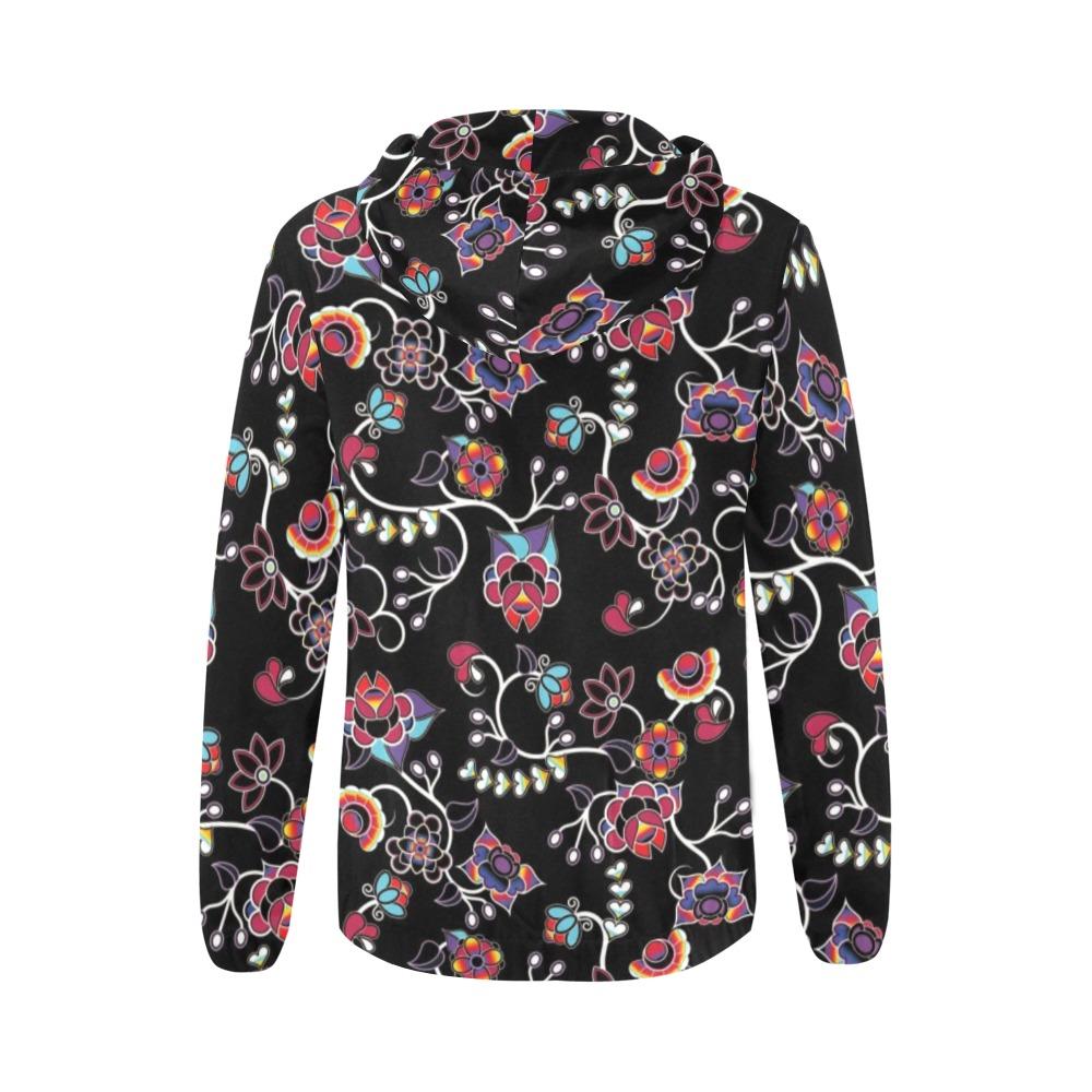 Floral Danseur All Over Print Full Zip Hoodie for Women (Model H14) All Over Print Full Zip Hoodie for Women (H14) e-joyer