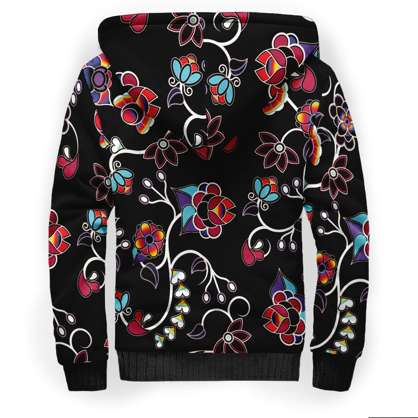 Floral Danseur Sherpa Hoodie hoodie Herman