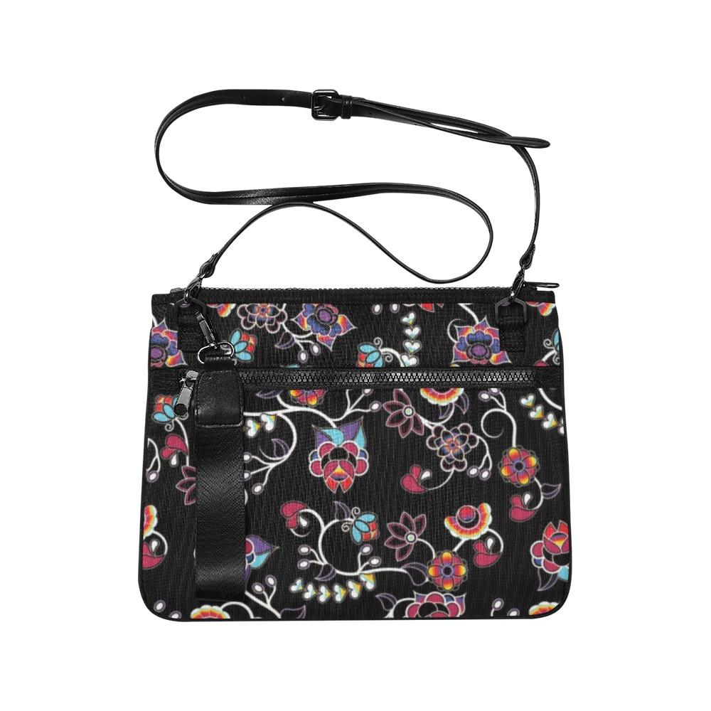 Floral Danseur Slim Clutch Bag (Model 1668) Slim Clutch Bags (1668) e-joyer