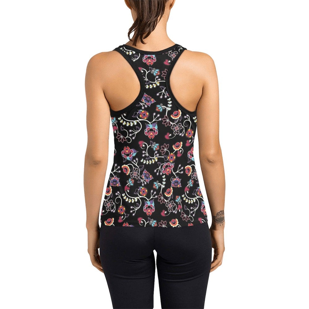 Floral Danseur Women's Racerback Tank Top (Model T60) Racerback Tank Top (T60) e-joyer