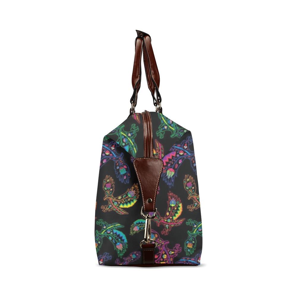 Floral Eagle Classic Travel Bag (Model 1643) Remake Classic Travel Bags (1643) e-joyer
