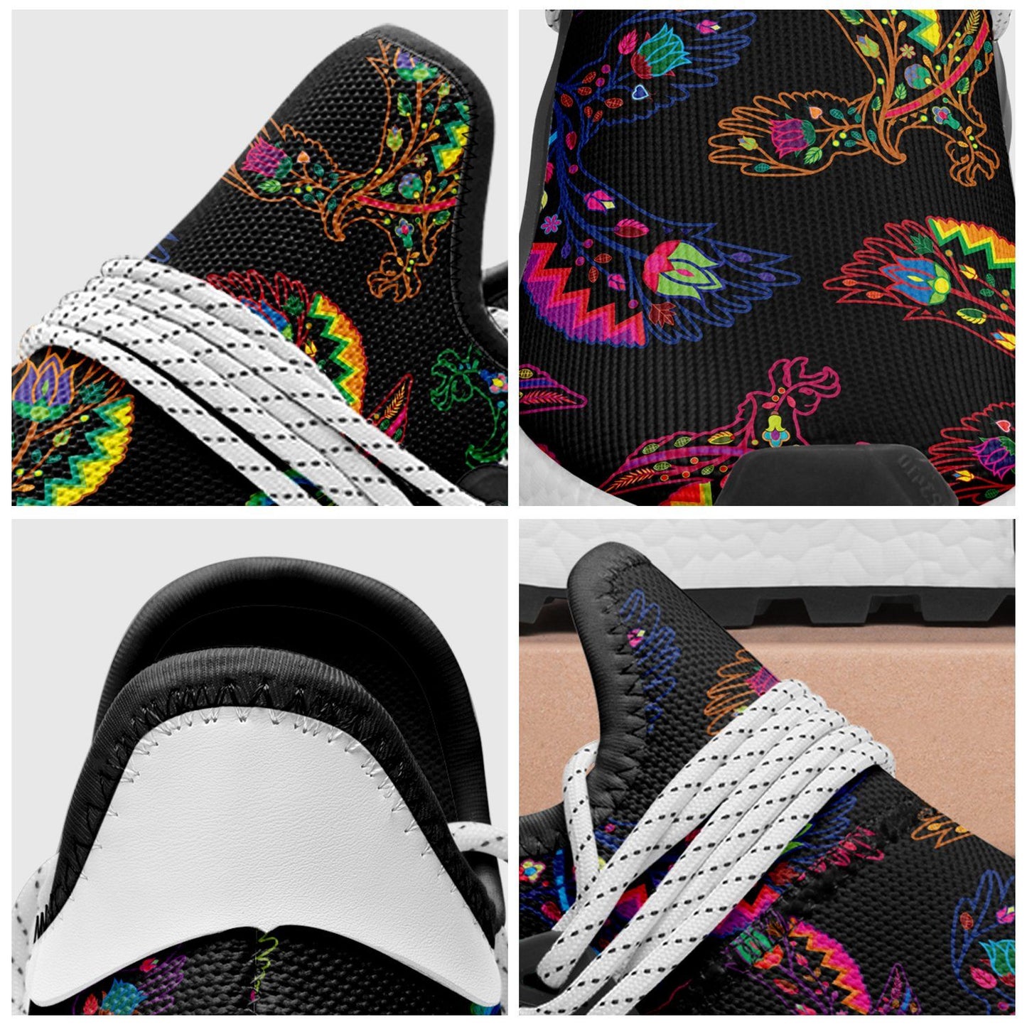 Floral Eagle Okaki Sneakers Shoes Herman