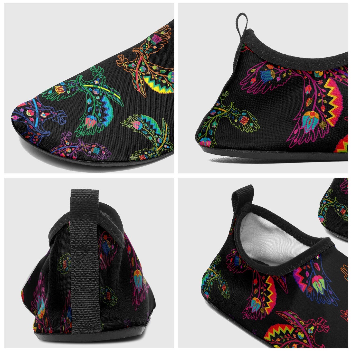 Floral Eagle Sockamoccs Slip On Shoes Herman