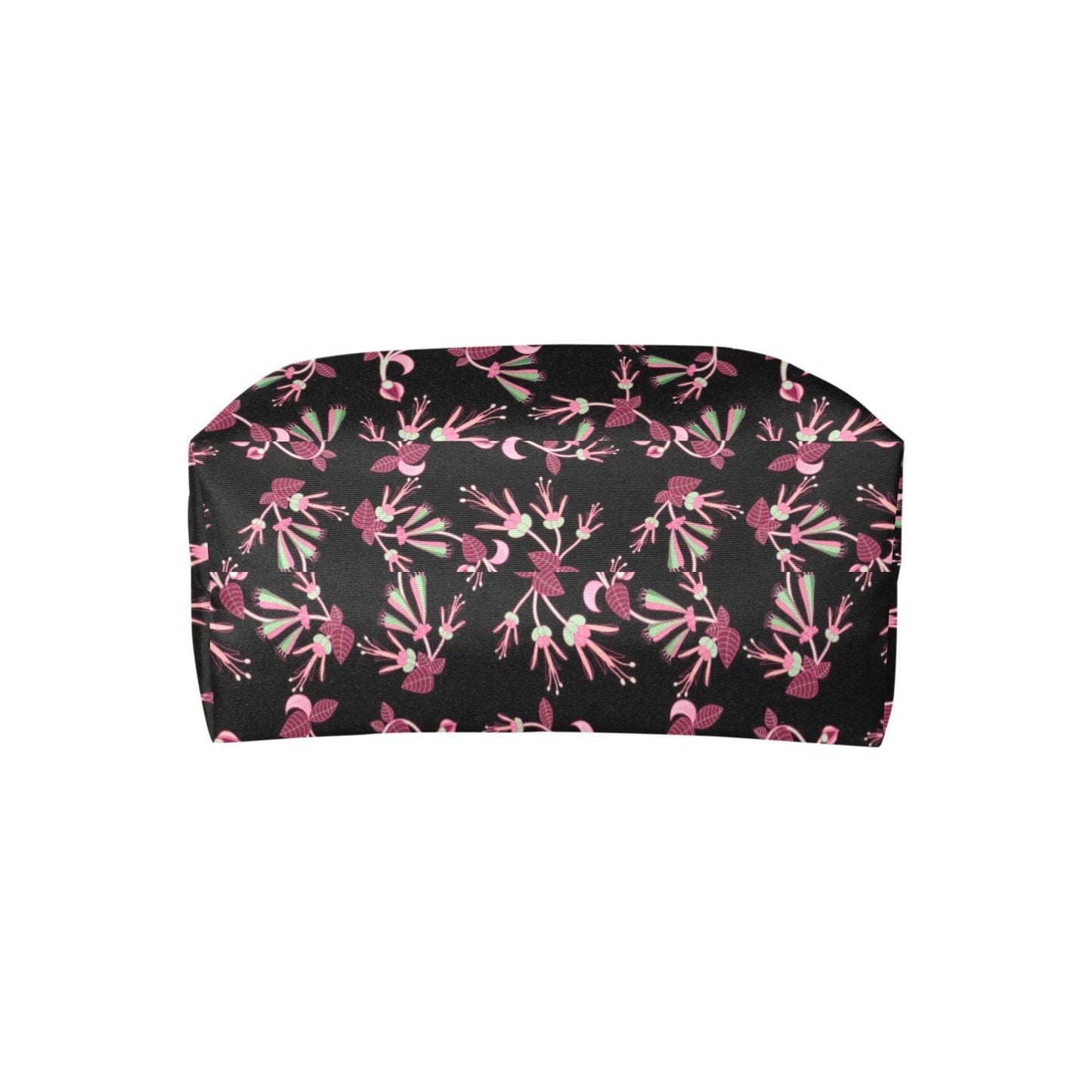 Floral Green Black Single-Shoulder Lady Handbag (Model 1714) bag e-joyer