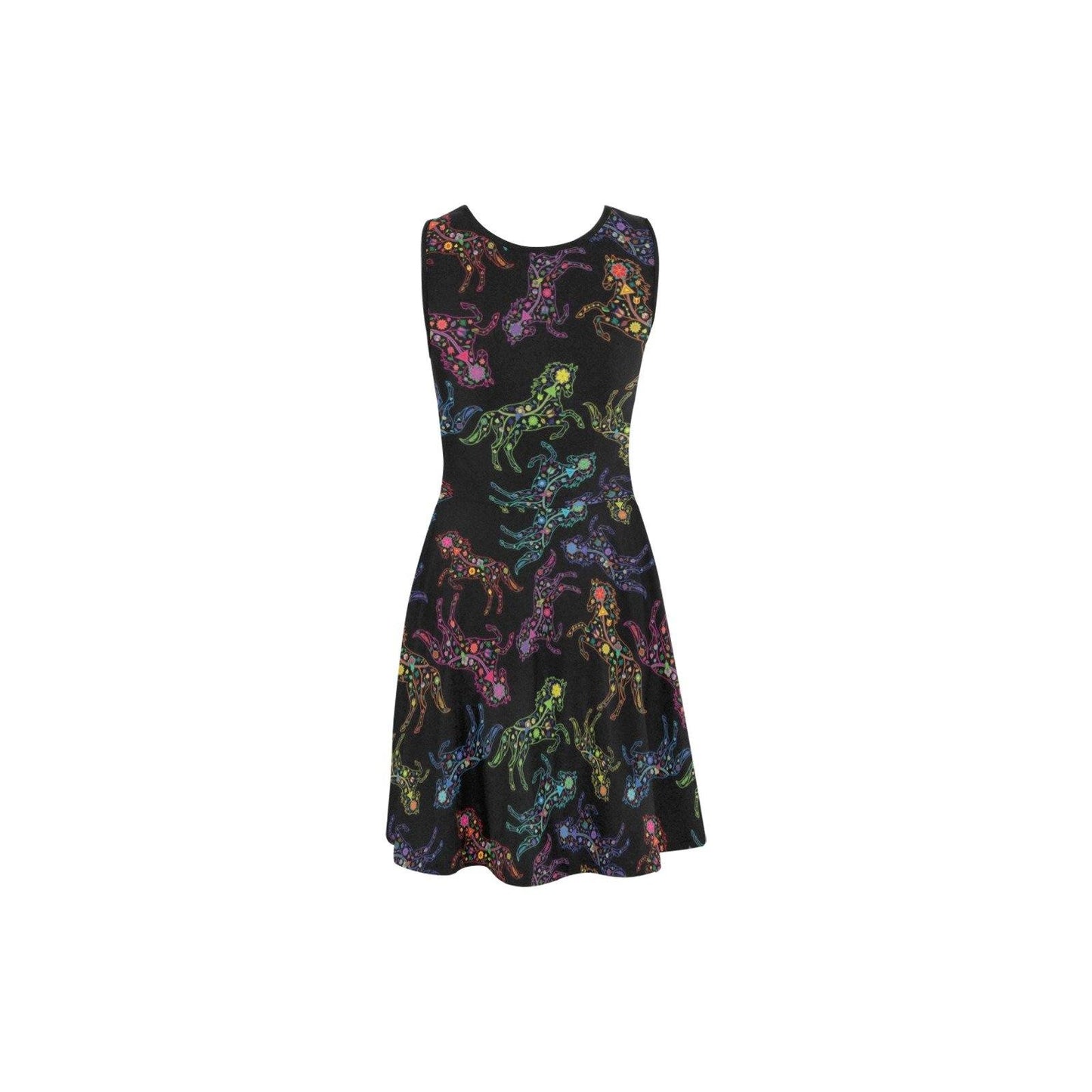 Floral Horse Atalanta Sundress (Model D04) Atalanta Sundress (D04) e-joyer