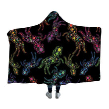 Load image into Gallery viewer, Floral Horse Hooded Blanket blanket 49 Dzine 
