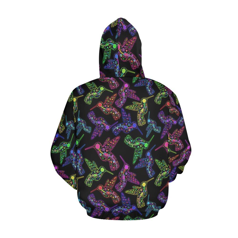 Floral Hummingbird All Over Print Hoodie for Men (USA Size) (Model H13) All Over Print Hoodie for Men (H13) e-joyer