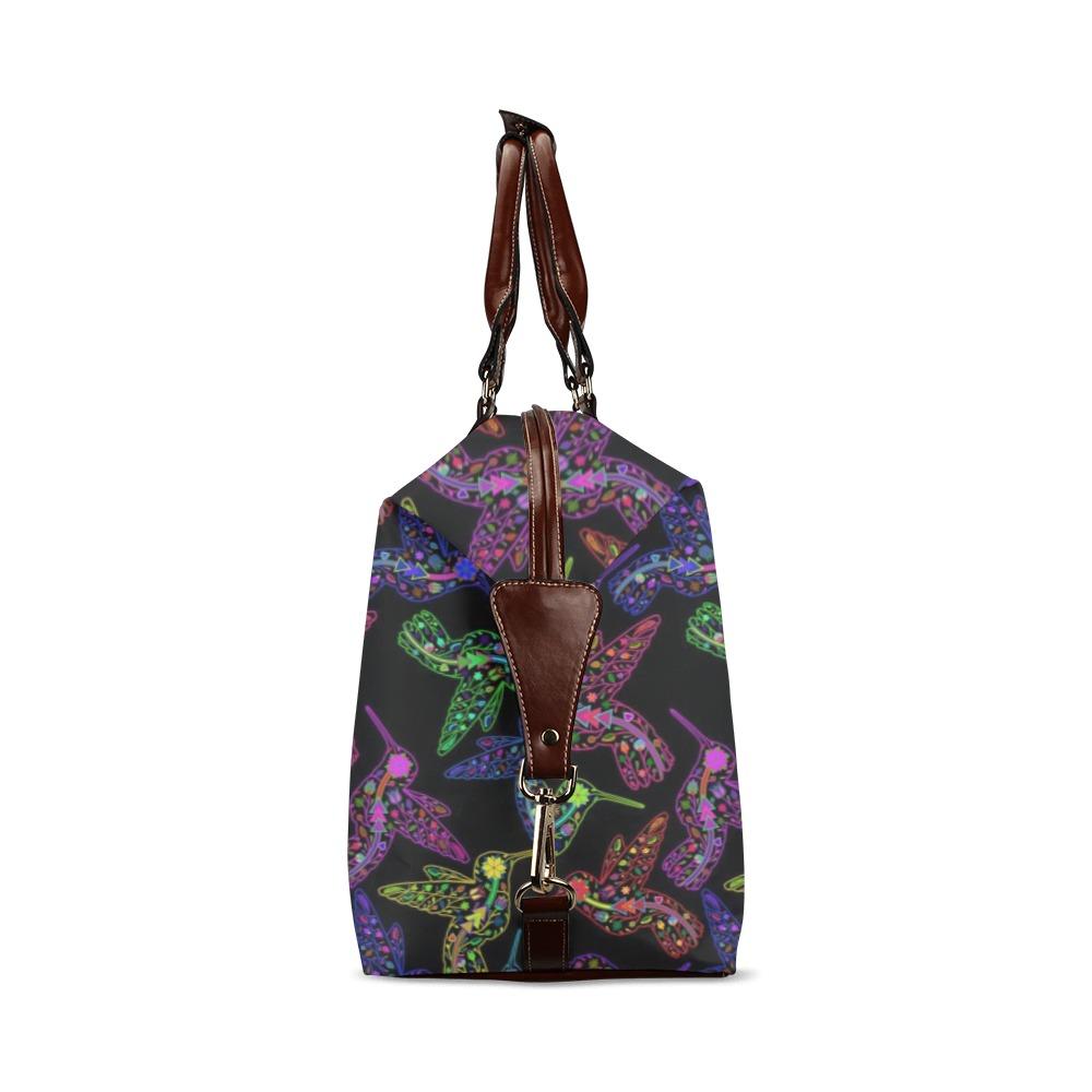 Floral Hummingbird Classic Travel Bag (Model 1643) Remake Classic Travel Bags (1643) e-joyer