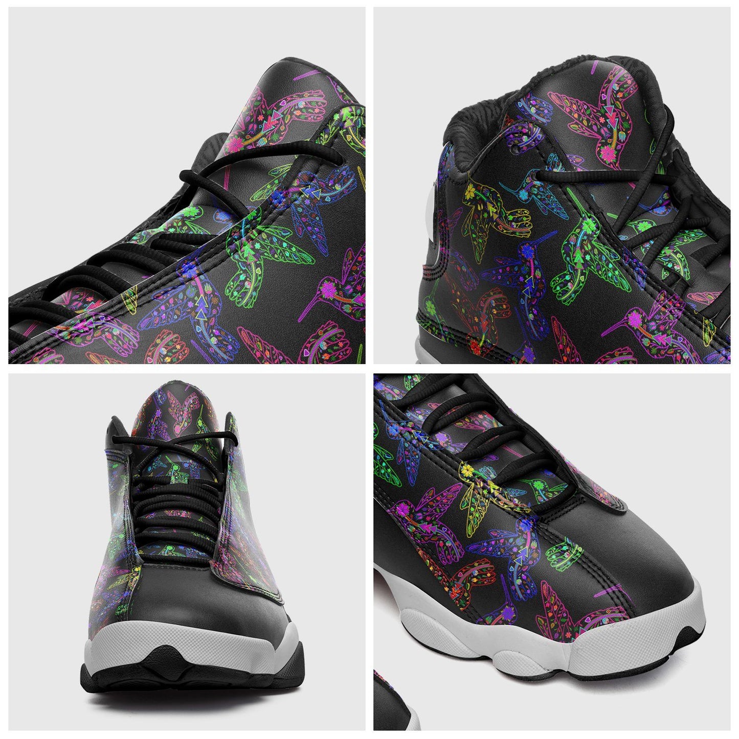 Floral Hummingbird Isstsokini Athletic Shoes Herman